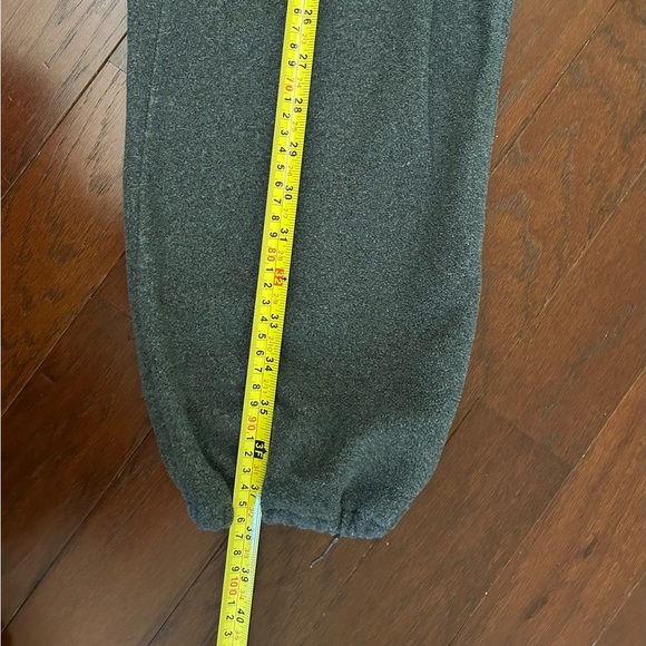 Gap fleece sweatpants jogger size S unisex grey zipped pockets excellent cond - Picture 5 of 8